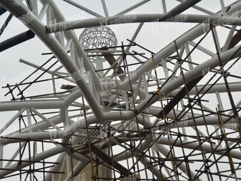 天華鄉村大舞臺異型鋼結構項目