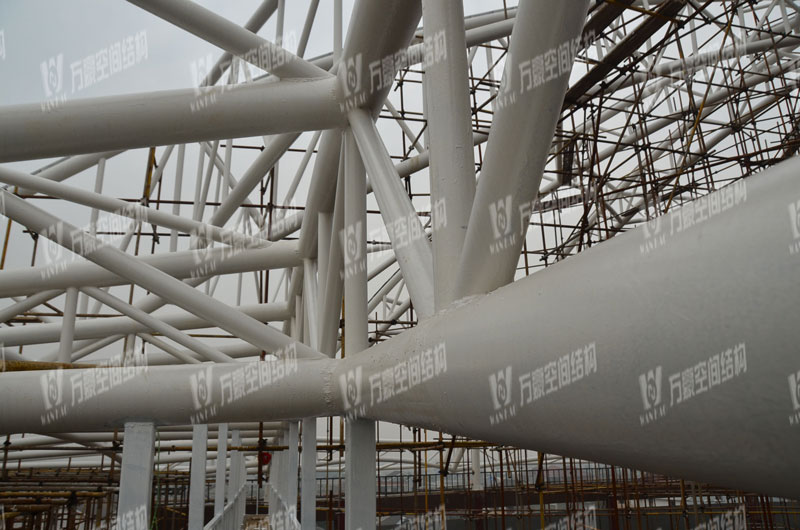 天華鄉村大舞臺異型鋼結構項目