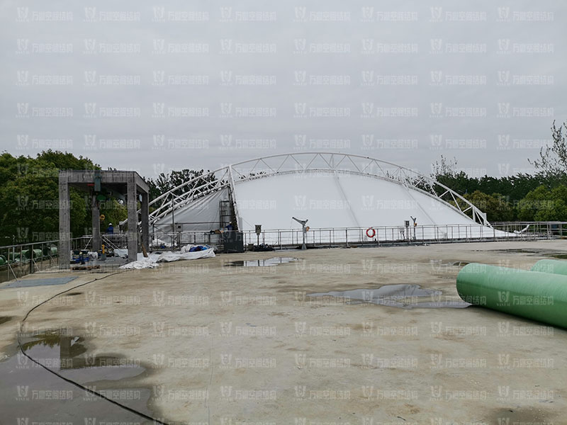 淮安鹽化新材料產(chǎn)業(yè)園區(qū)污水處理廠膜結(jié)構(gòu)項目竣工 淮安鹽化新材料產(chǎn)業(yè)園區(qū)污水處理廠膜結(jié)構(gòu)項目竣工