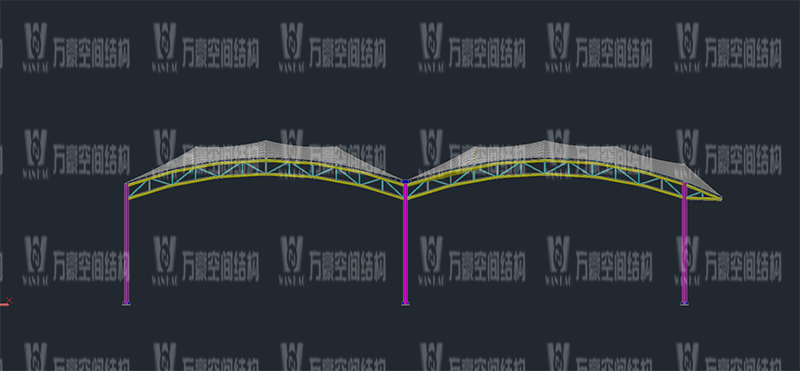 奉化方橋農副膜結構雨棚工程項目竣工