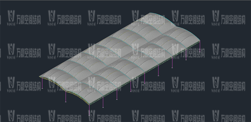 奉化方橋農副膜結構雨棚工程項目竣工