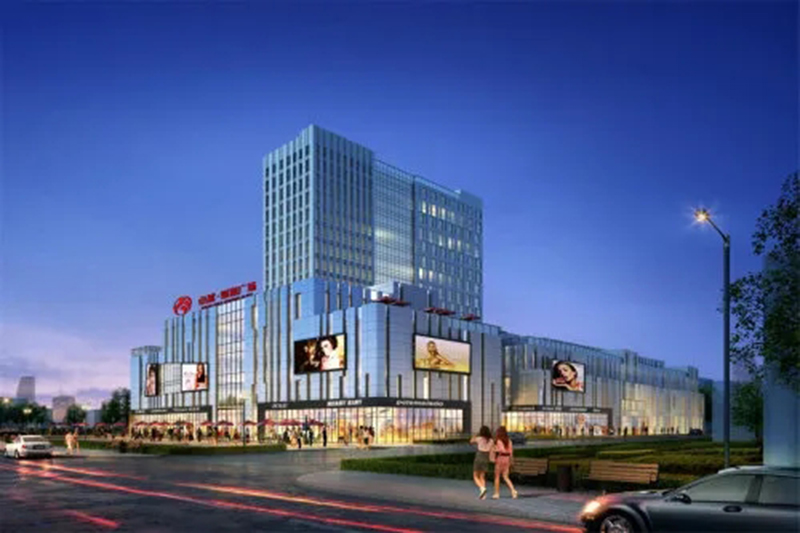 新泰卓越·財富廣場膜結(jié)構(gòu)項目進入膜布安裝階段 新泰卓越·財富廣場膜結(jié)構(gòu)項目進入膜布安裝階段