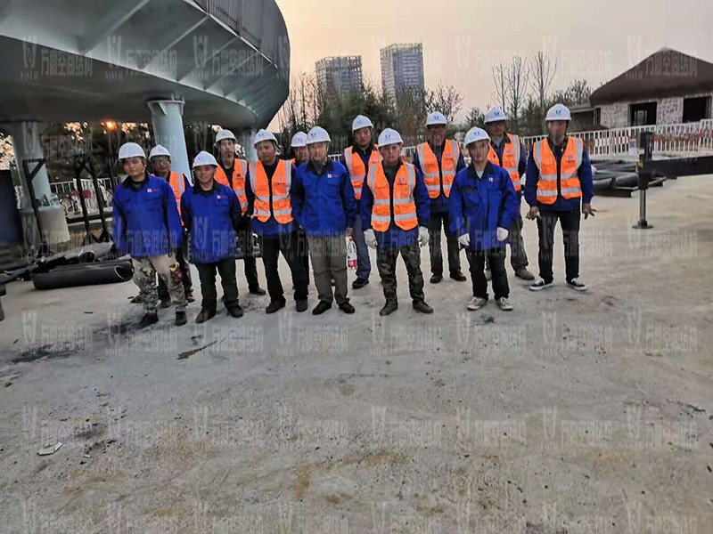 威海經貿交流中心工程-大貝殼項目鋼結構施工中 威海經貿交流中心工程-大貝殼項目鋼結構施工中