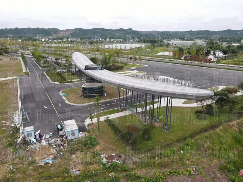 四川南充電影學院景觀膜結構項目賞析 四川南充電影學院景觀膜結構項目賞析