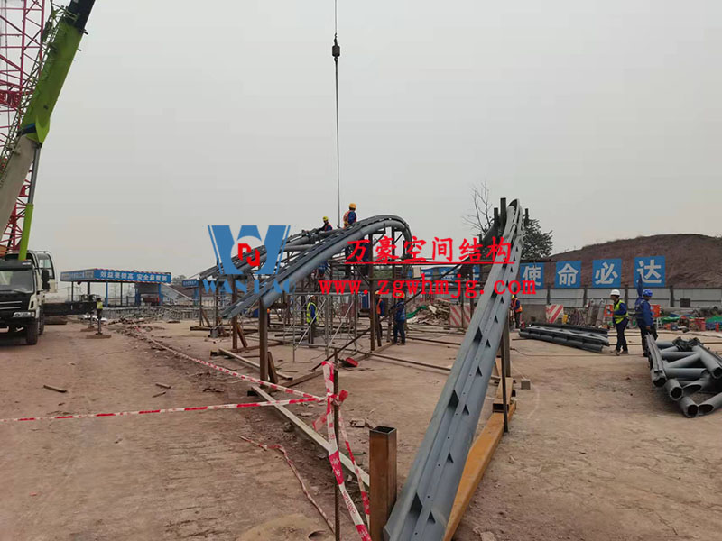 2023年亞洲杯主辦場地重慶龍興足球場異型鋼結構項目 2023年亞洲杯主辦場地重慶龍興足球場異型鋼結構項目