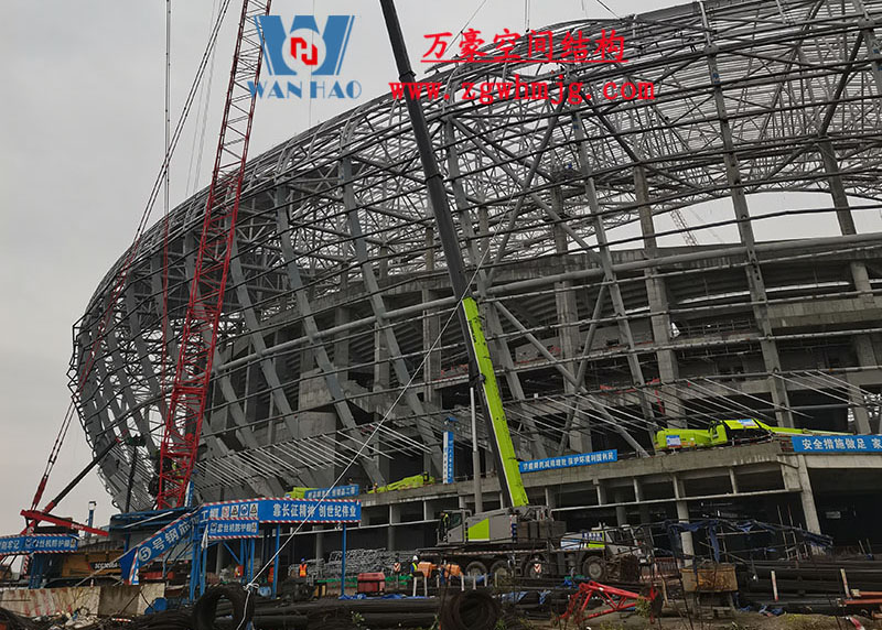 2023年亞洲杯主辦場地重慶龍興足球場項目ETFE屋面膜結構工程