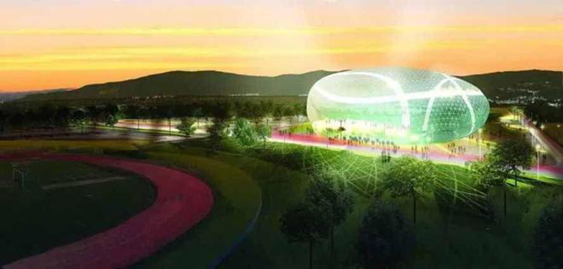 ETFE膜結構丨氣泡樣的ETFE體育場 ETFE膜結構丨氣泡樣的ETFE體育場