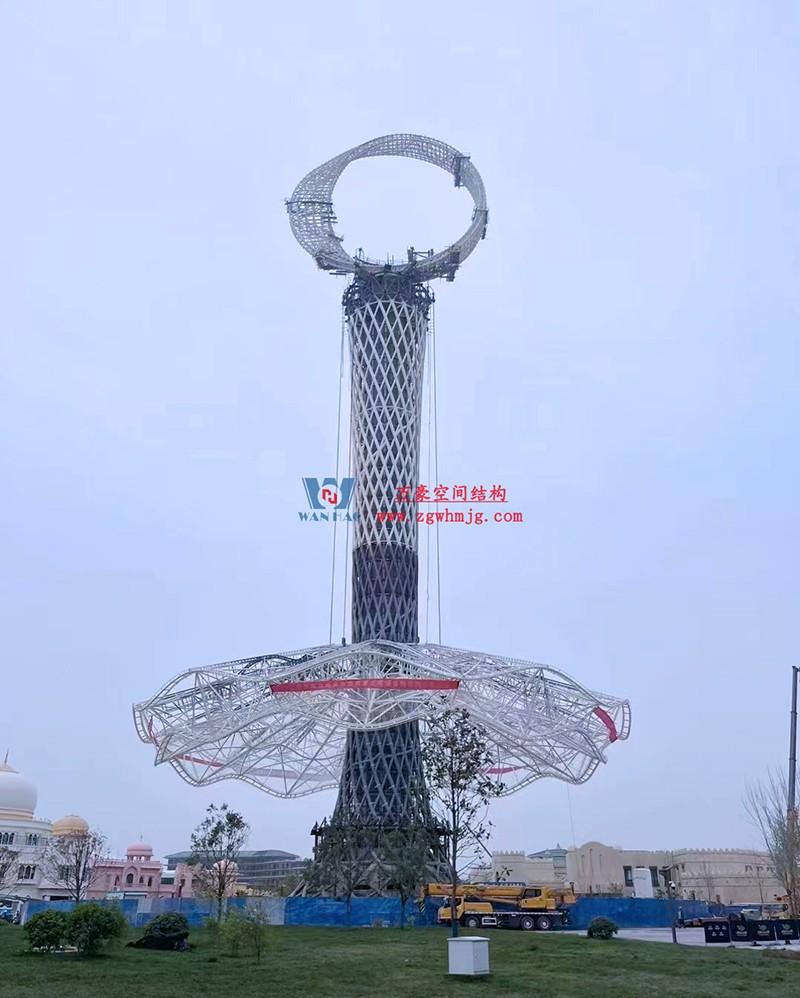 I TOWER-芭蕾舞者裙擺提升安裝階段完美收官！