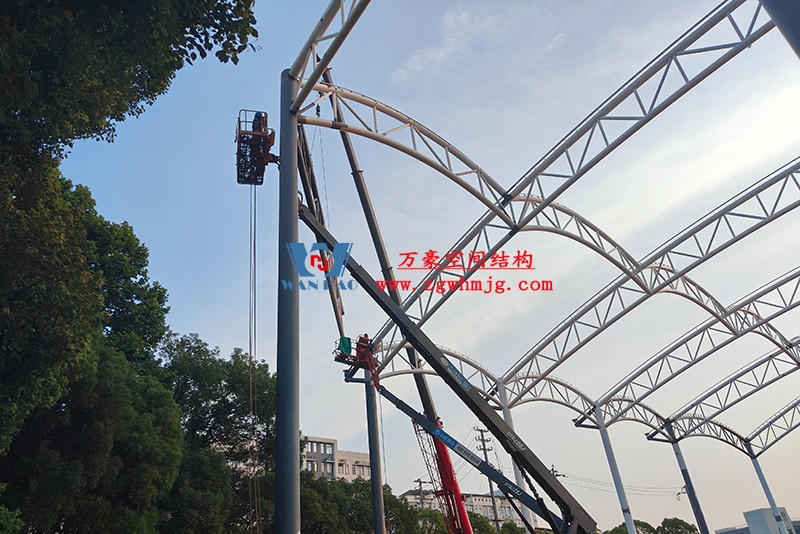 國網(wǎng)江西省電力有限公司培訓(xùn)中心實(shí)訓(xùn)基地改造膜結(jié)構(gòu)項(xiàng)目最新施工進(jìn)度 國網(wǎng)江西省電力有限公司培訓(xùn)中心實(shí)訓(xùn)基地改造膜結(jié)構(gòu)項(xiàng)目最新施工進(jìn)度