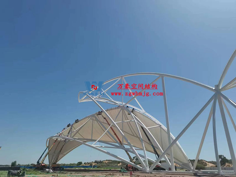 膜結構大門出入口的優勢特點 膜結構大門出入口的優勢特點