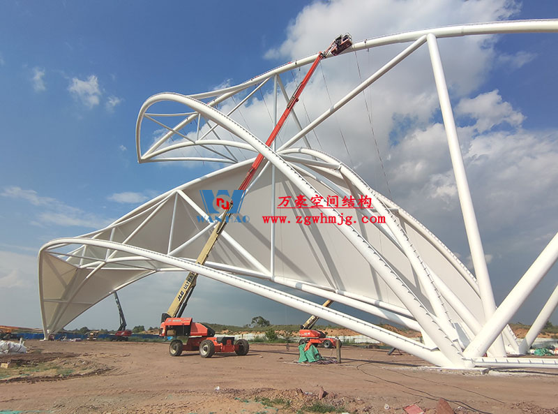 膜結構大門出入口的優勢特點 膜結構大門出入口的優勢特點