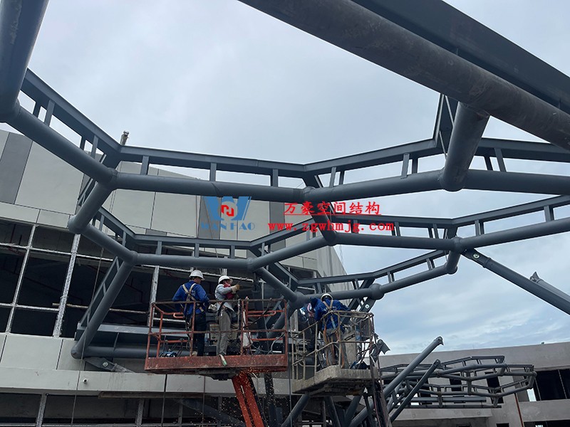 嘉興長安里ETFE氣枕鋼膜結構頂棚工程 嘉興長安里ETFE氣枕鋼膜結構頂棚工程