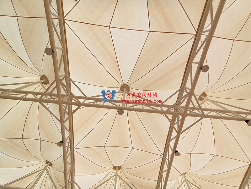 溫州惠民路西側綠地球場鋼膜結構工程