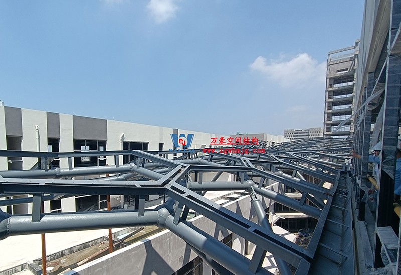 嘉興長安里ETFE氣枕鋼膜結(jié)構(gòu)頂棚工程現(xiàn)場學習觀摩會 嘉興長安里ETFE氣枕鋼膜結(jié)構(gòu)頂棚工程現(xiàn)場學習觀摩會