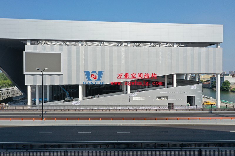 紹興國際會展中心C1區展廳幕墻網格膜工程 紹興國際會展中心C1區展廳幕墻網格膜工程