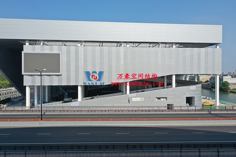 紹興國際會展中心C1區展廳幕墻網格膜工程 紹興國際會展中心C1區展廳幕墻網格膜工程