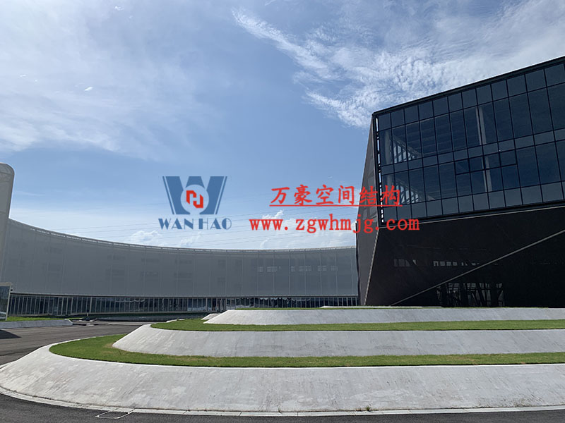 寧波益富樂公司新廠房外立面PTFE網格膜結構工程