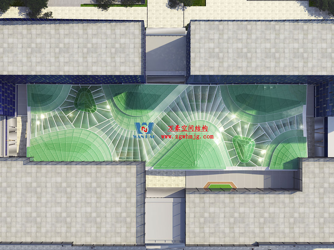 案例欣賞/復雜鋼膜結(jié)構(gòu)建筑/杭州博多森谷ETFE氣枕連廊天幕項目 案例欣賞/復雜鋼膜結(jié)構(gòu)建筑/杭州博多森谷ETFE氣枕連廊天幕項目