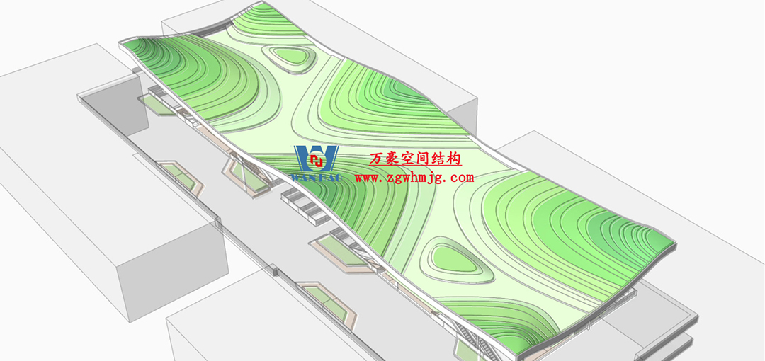 案例欣賞/復雜鋼膜結(jié)構(gòu)建筑/杭州博多森谷ETFE氣枕連廊天幕項目 案例欣賞/復雜鋼膜結(jié)構(gòu)建筑/杭州博多森谷ETFE氣枕連廊天幕項目