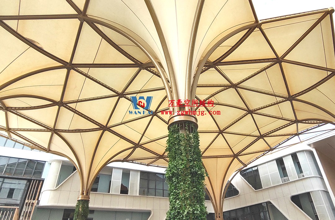 有骨骼、有皮膚的PTFE膜結構建筑