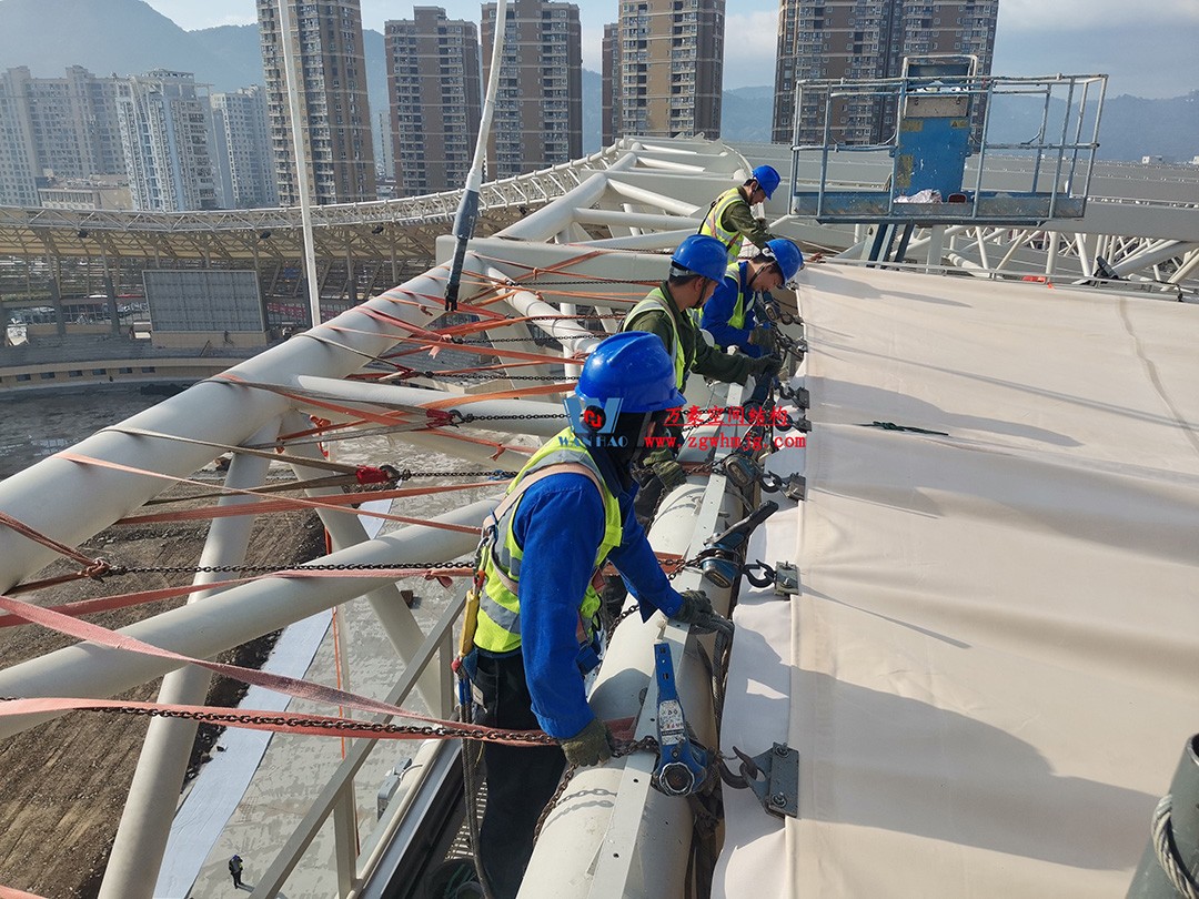 案例賞析|柔曲多變的PTFE膜結構體育場館 案例賞析|柔曲多變的PTFE膜結構體育場館