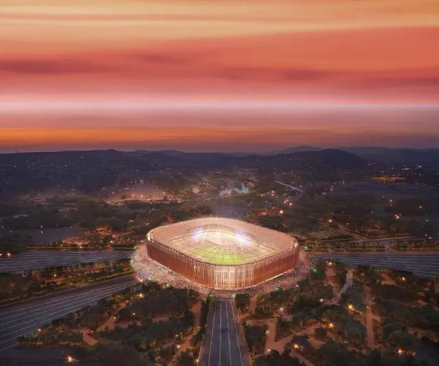 沙特公布2034年世界杯的15個場館設(shè)計，預(yù)計耗資數(shù)千億美元