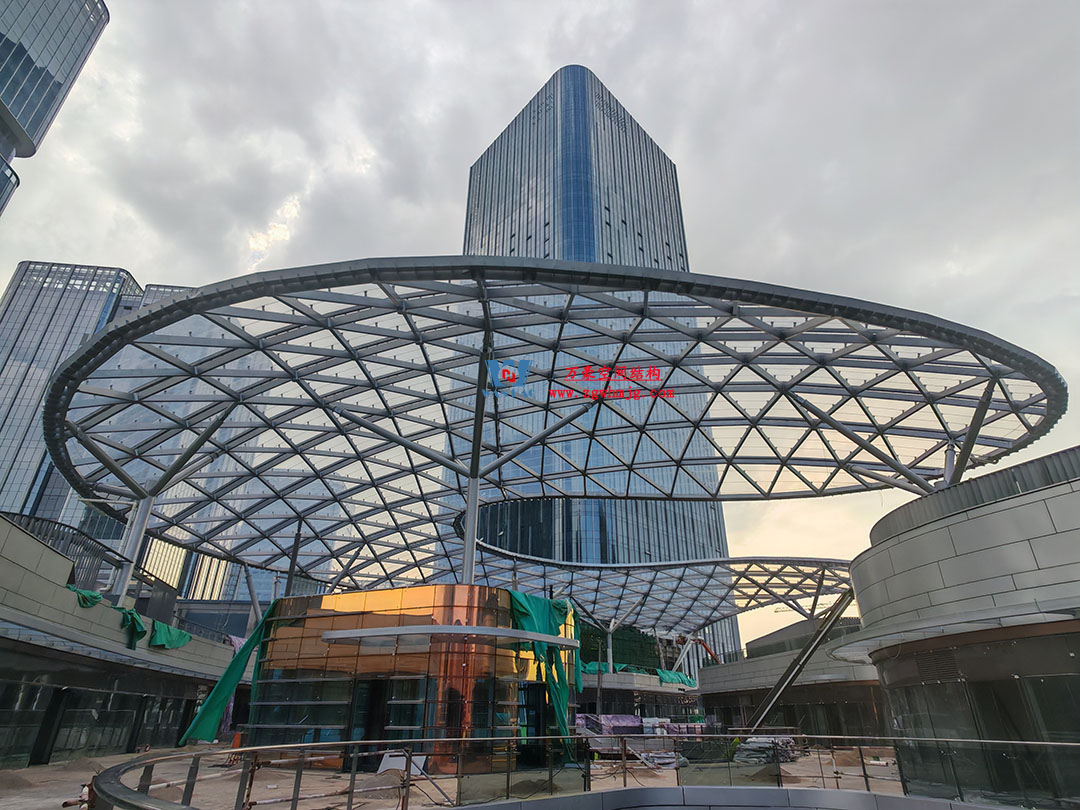 紹興華發金融活力城ETFE膜結構