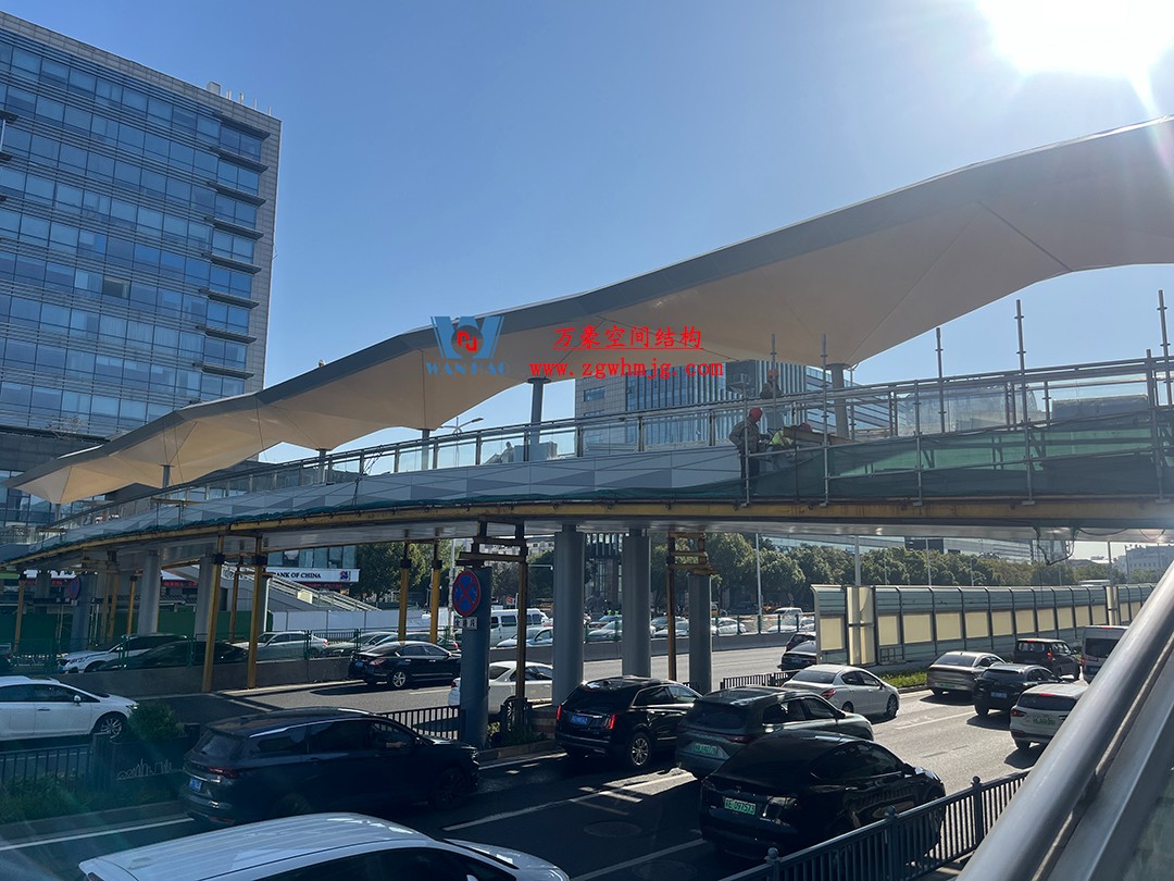 蘇州東環路人行天橋ptfe膜結構 蘇州東環路人行天橋ptfe膜結構