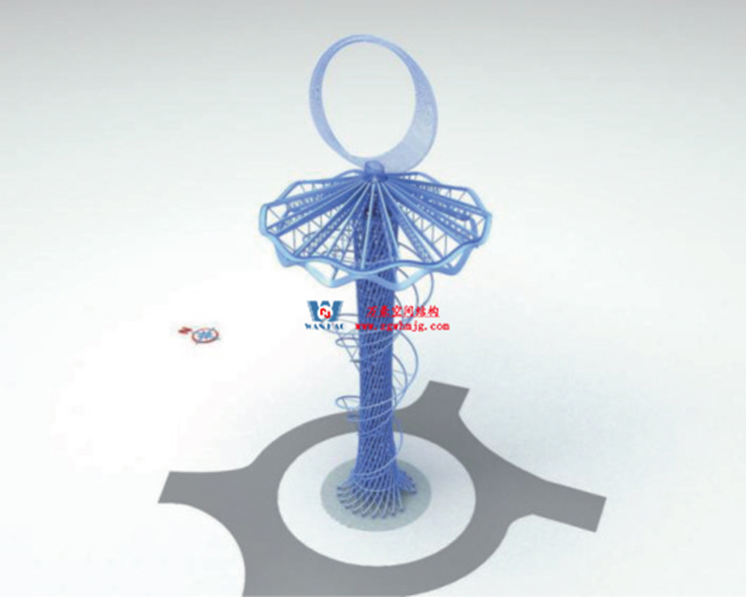 ETFE膜結構地標塔—以愛之名,點亮絲路歡樂世界 ETFE膜結構地標塔—以愛之名,點亮絲路歡樂世界