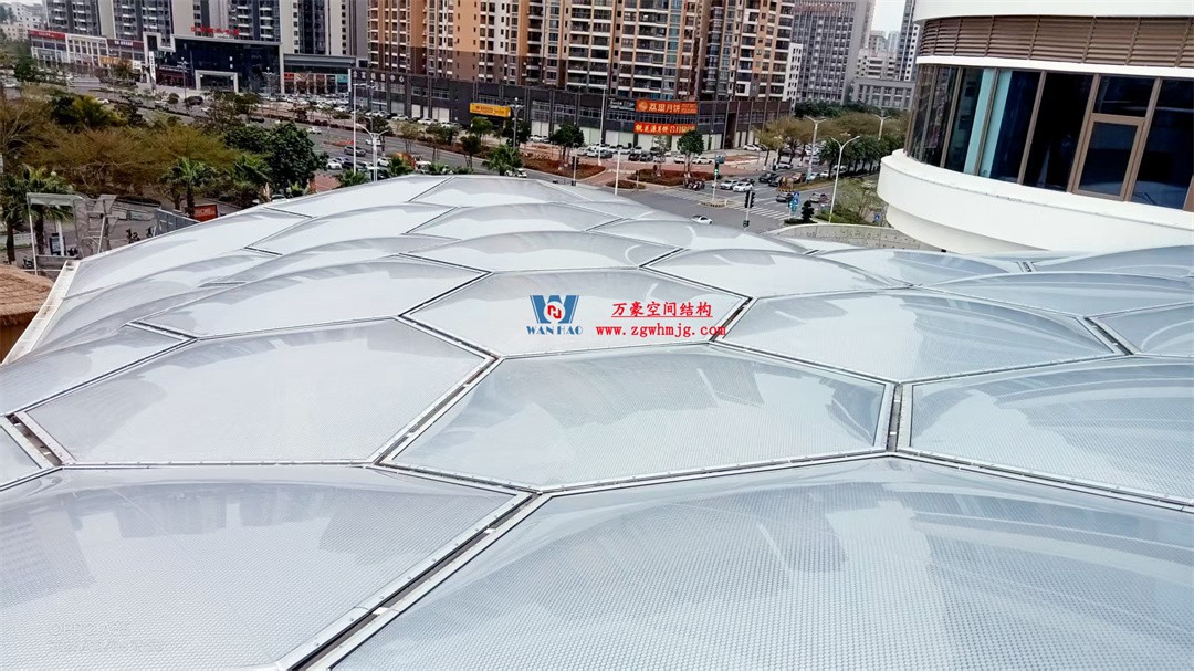 茂名總匯天街ETFE氣枕商業(yè)天幕，打造光影藝術“場景”
