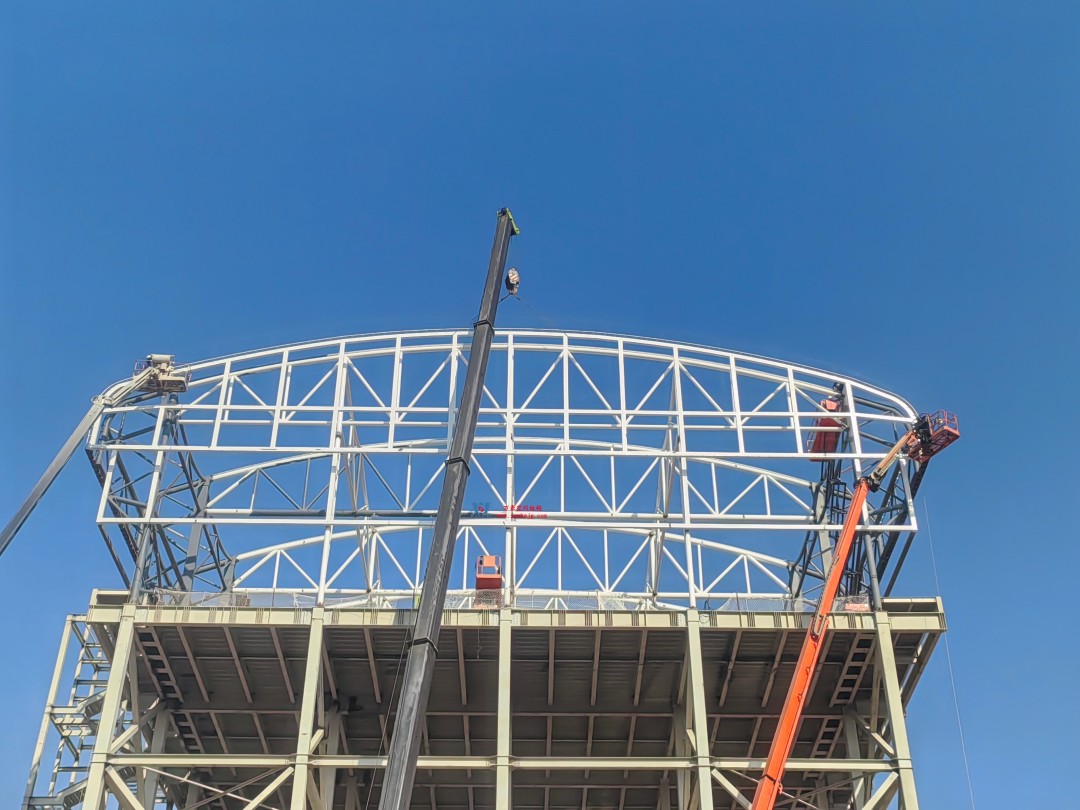 比亞迪紹興嵊州賽車(chē)場(chǎng)干拔沙坡觀景平臺(tái)鋼結(jié)構(gòu)項(xiàng)目