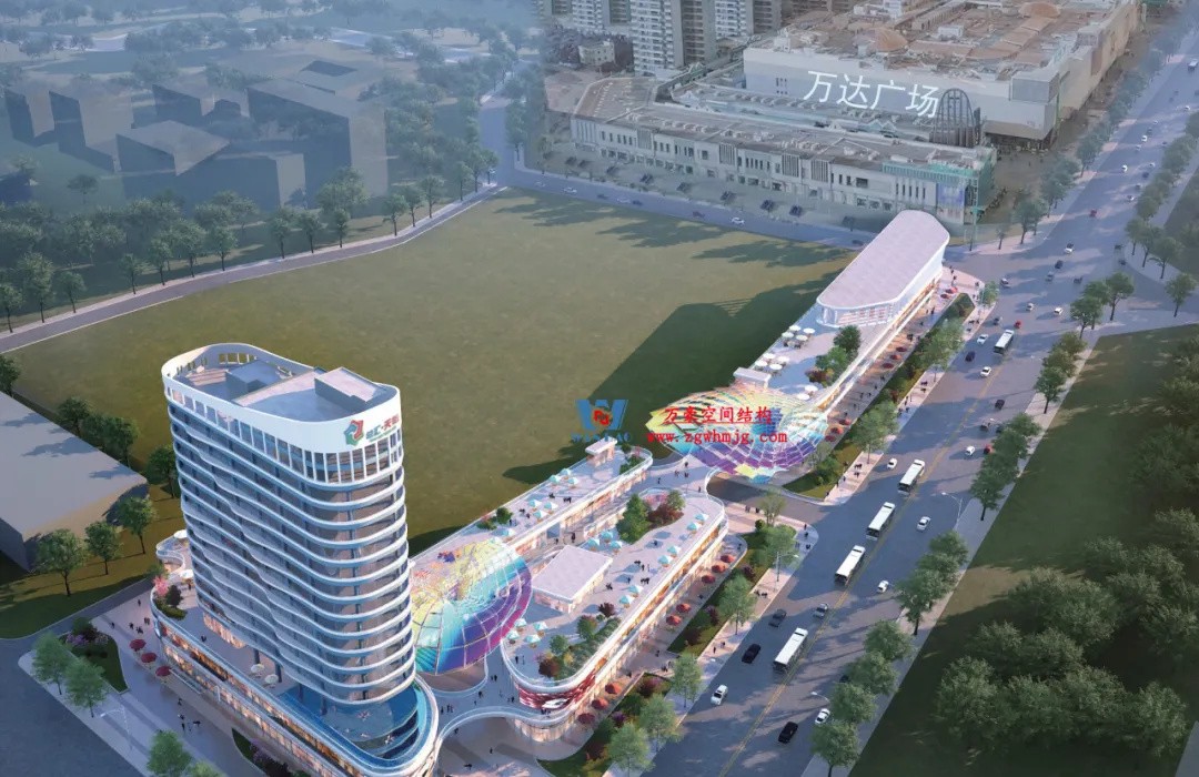 廣州茂名總匯天街商業街ETFE膜結構項目