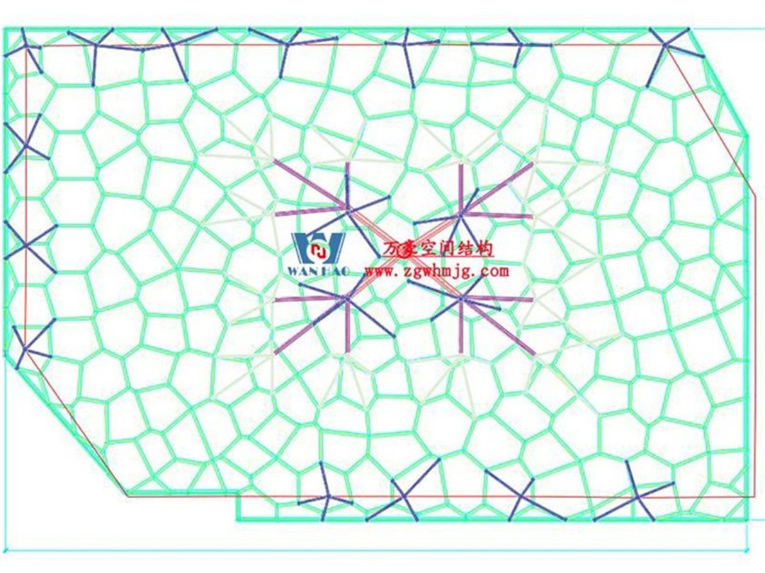 安吉縣昌碩小區地塊房產開發項目鋼結構天幕