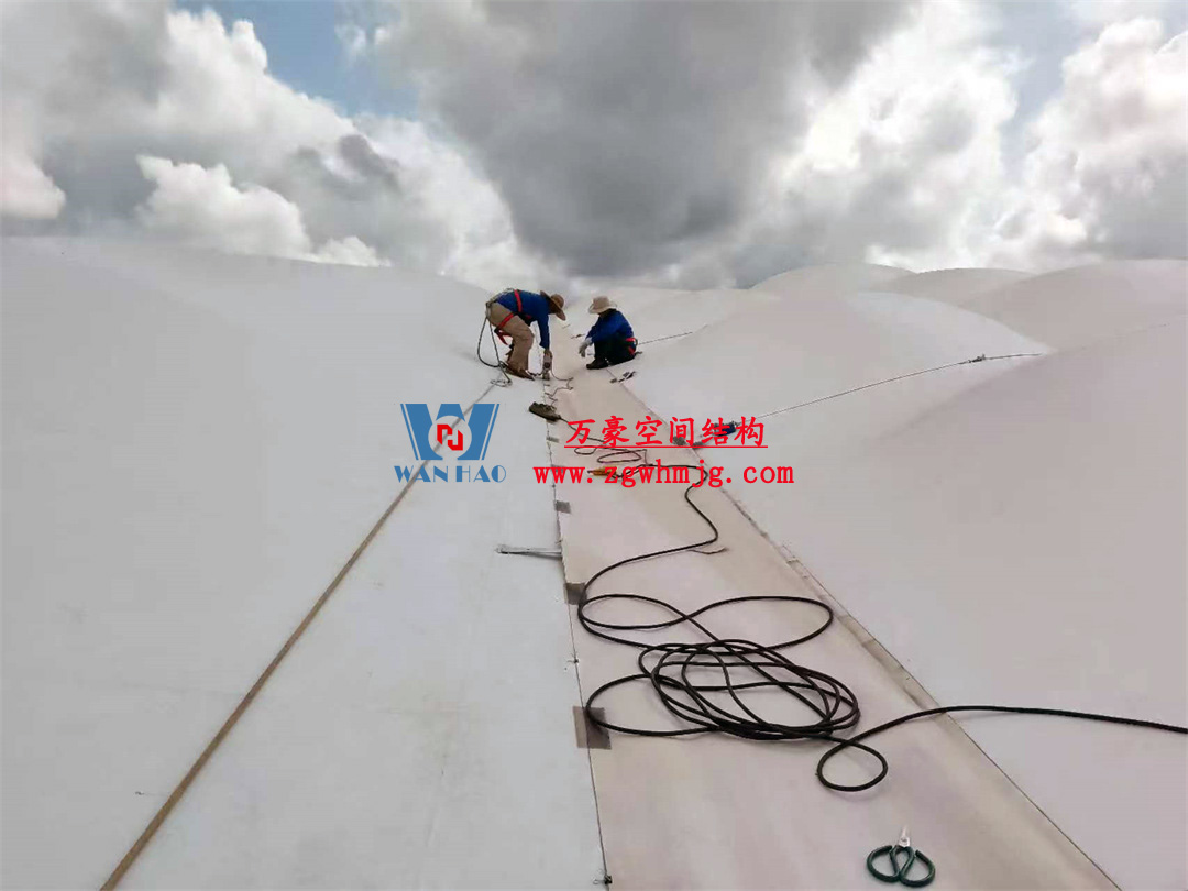 非洲杯肯尼亞體育場PTFE鋼膜結構屋面