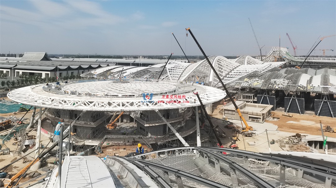 千帆競發勢如虹｜中原國際會展中心膜結構天幕攻堅實錄，擎起中原會展新地標！