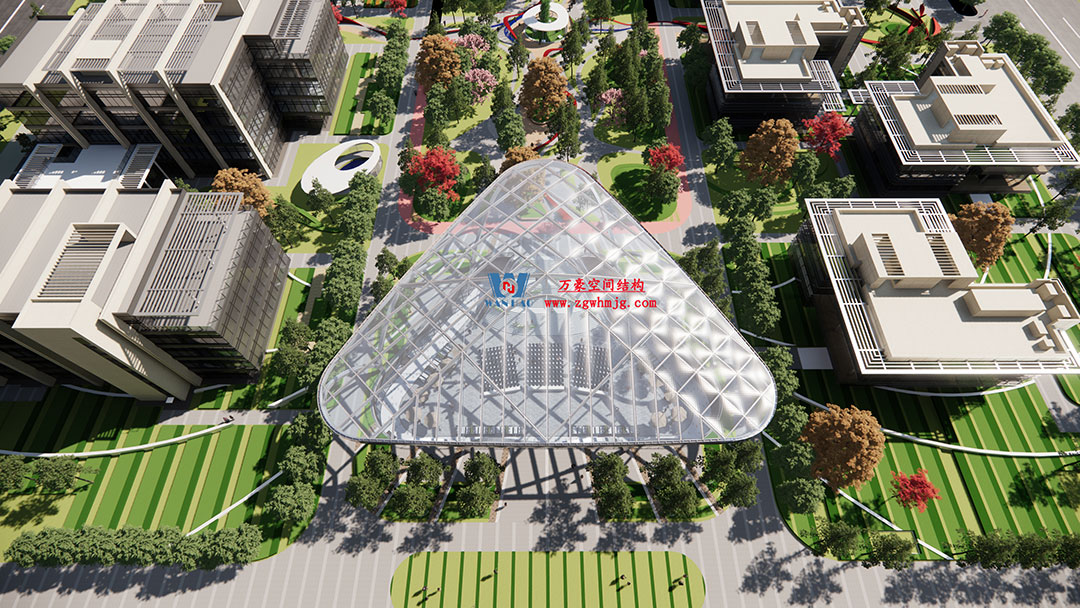 ETFE氣枕膜與雙曲面空間網殼結構結合是什么樣?一起來一睹真容 ETFE氣枕膜與雙曲面空間網殼結構結合是什么樣?一起來一睹真容