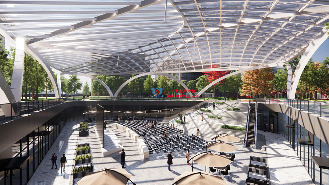 ETFE氣枕膜與雙曲面空間網殼結構結合是什么樣?一起來一睹真容 ETFE氣枕膜與雙曲面空間網殼結構結合是什么樣?一起來一睹真容