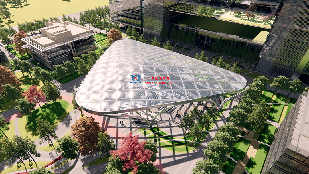 ETFE氣枕膜與雙曲面空間網殼結構結合是什么樣?一起來一睹真容 ETFE氣枕膜與雙曲面空間網殼結構結合是什么樣?一起來一睹真容