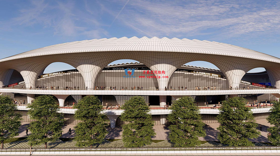 萬豪中標-山東蓬萊PEFE膜結構體育場 萬豪中標-山東蓬萊PEFE膜結構體育場