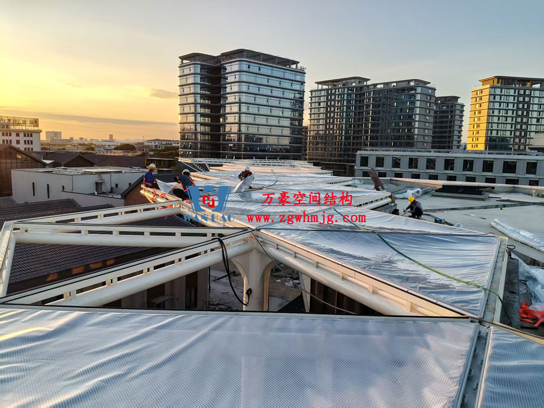 寧波江北未來城社區ETFE氣枕膜結構項目