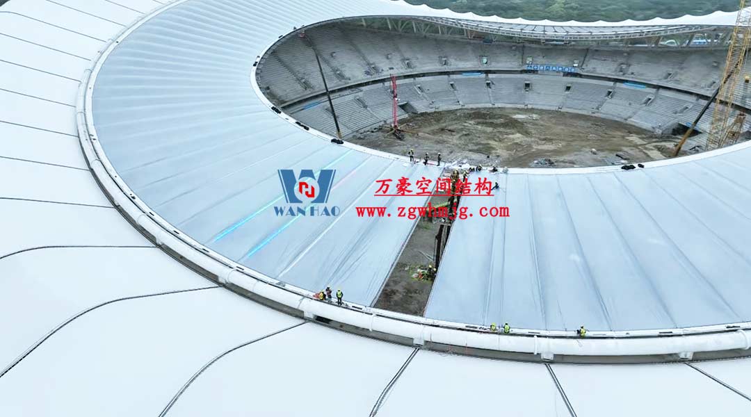 無錫奧林匹克體育產業中心ETFE膜結構項目 無錫奧林匹克體育產業中心ETFE膜結構項目