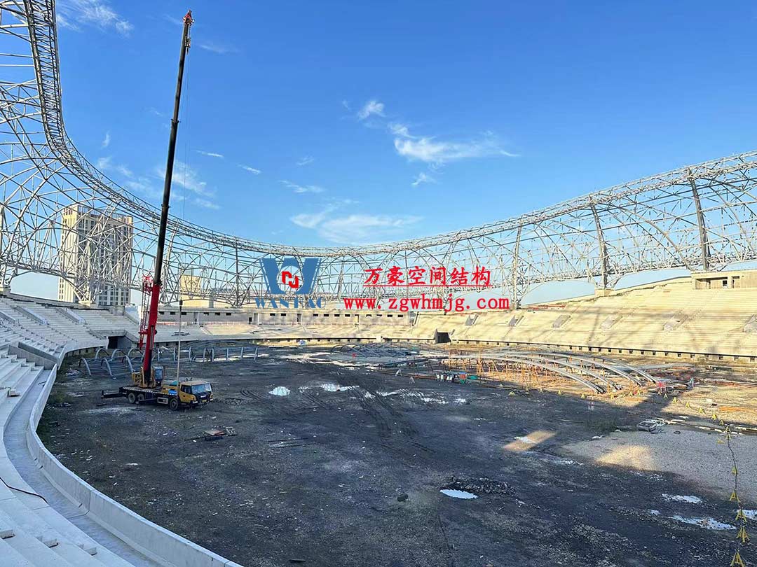 山東蓬萊體育場PTFE膜結構項目