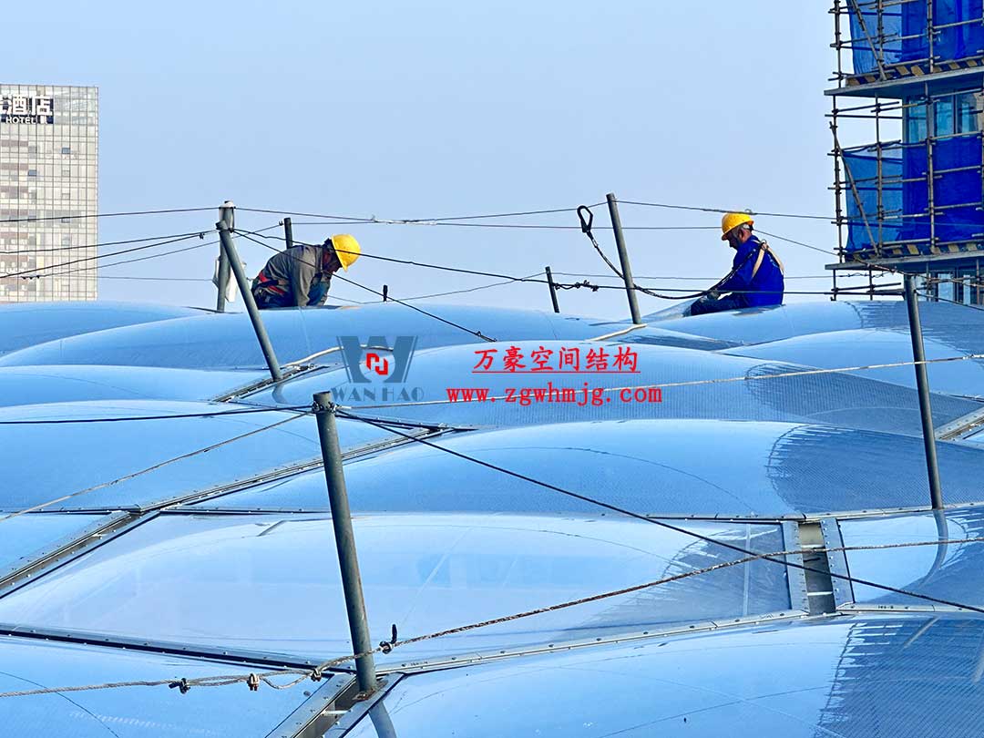 安吉縣昌碩小區(qū)地塊房產(chǎn)開發(fā)項目鋼結構天幕工程