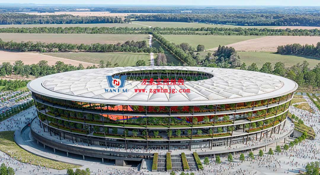 塞爾維亞國家足球場PTFE膜結構項目 塞爾維亞國家足球場PTFE膜結構項目