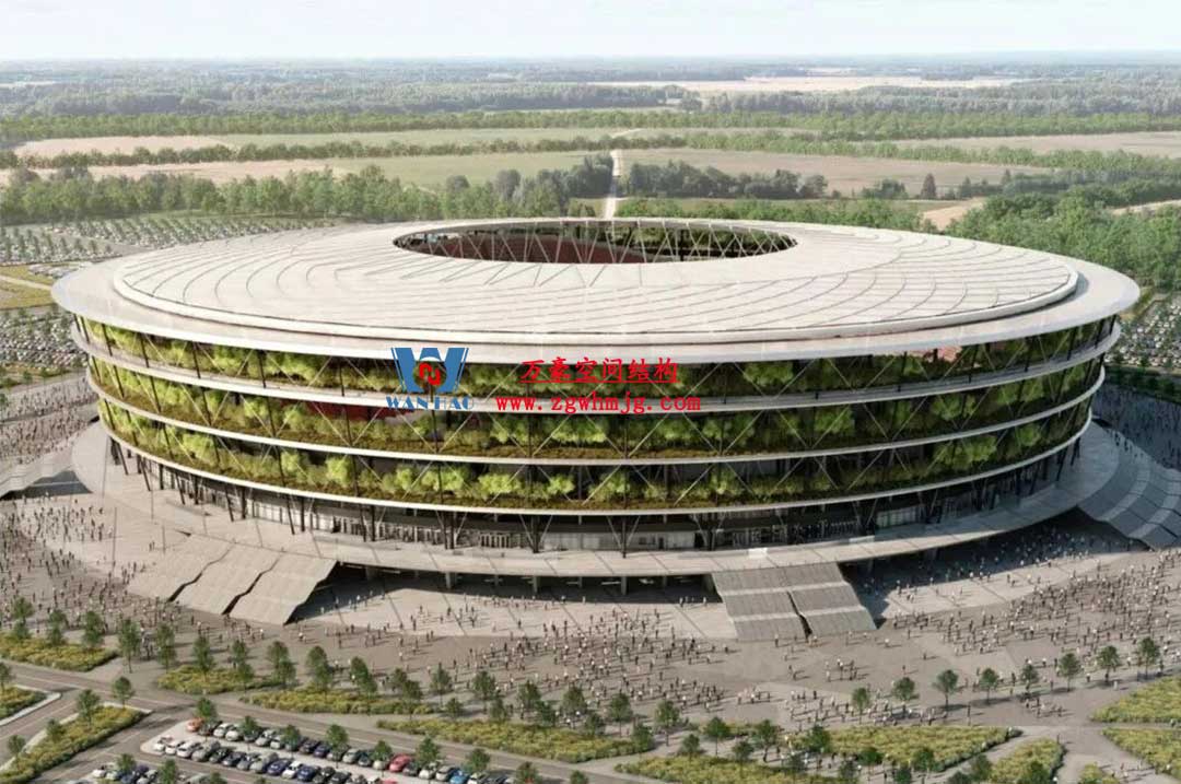 塞爾維亞國家足球場PTFE膜結構項目 塞爾維亞國家足球場PTFE膜結構項目