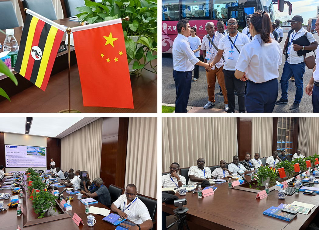 跨越山海，聚力共贏｜烏干達(dá)曼德拉國(guó)家體育場(chǎng)貴賓團(tuán)蒞臨浙江萬(wàn)豪集團(tuán)考察指導(dǎo)