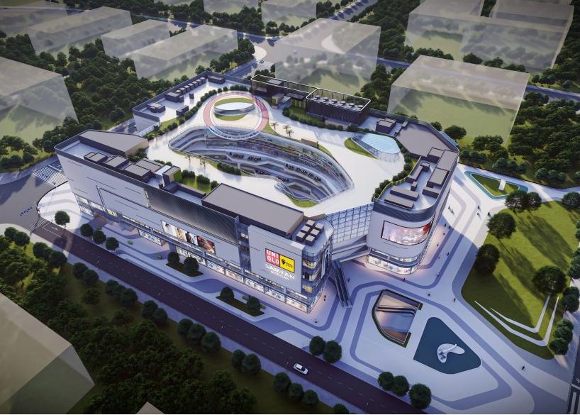 廣州從化鳳凰新天地商業(yè)樓ETFE+PTFE膜結(jié)構(gòu)