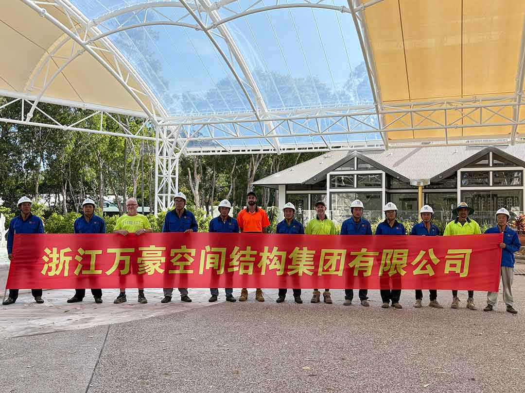 澳大利亞噴泉廣場(chǎng)雙膜天幕驚艷落地，ETFE+PTFE演繹建筑黑科技